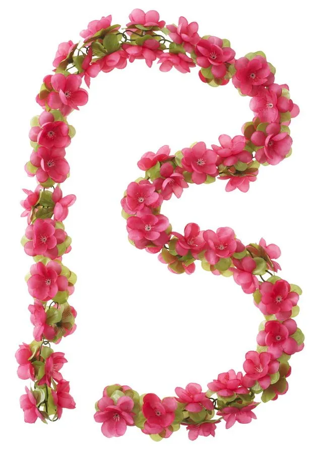 Basil blomsterkrans 130, Rosa