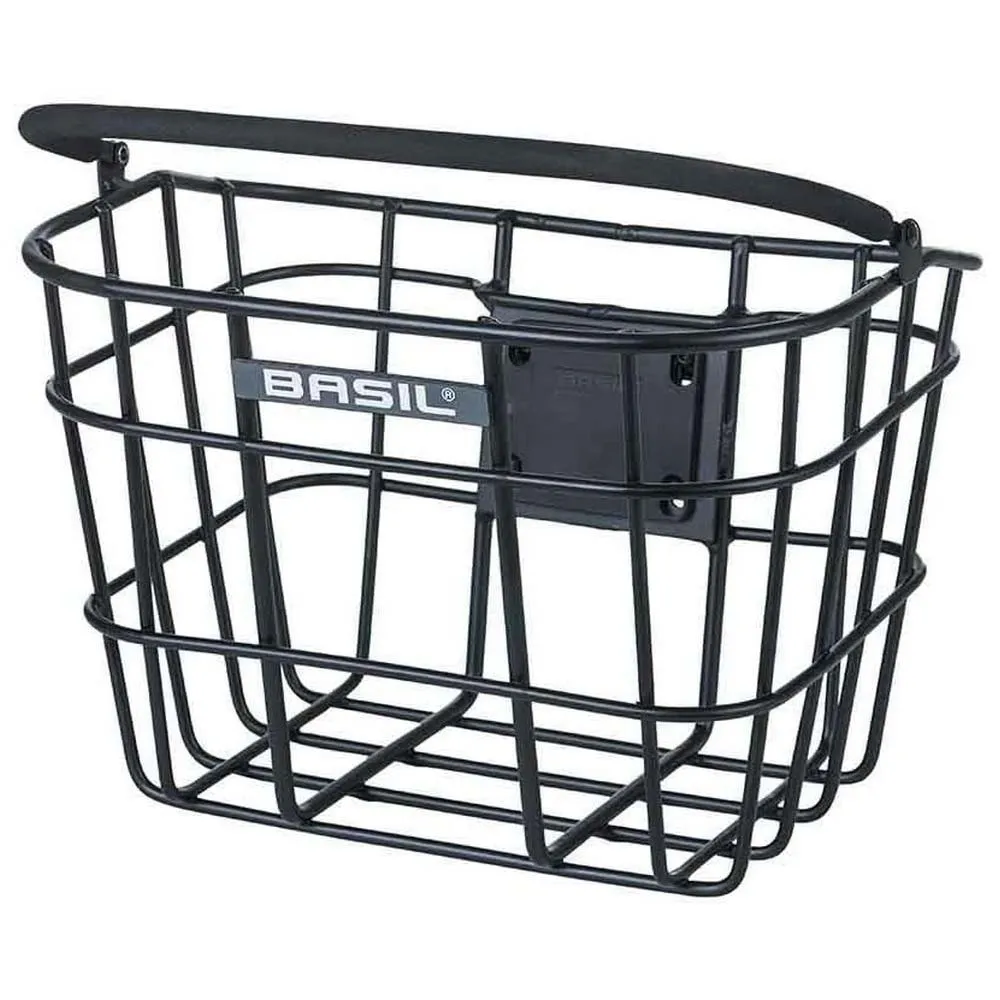 Basil Bremen Alu Fixed Framkorg, Black, One Size