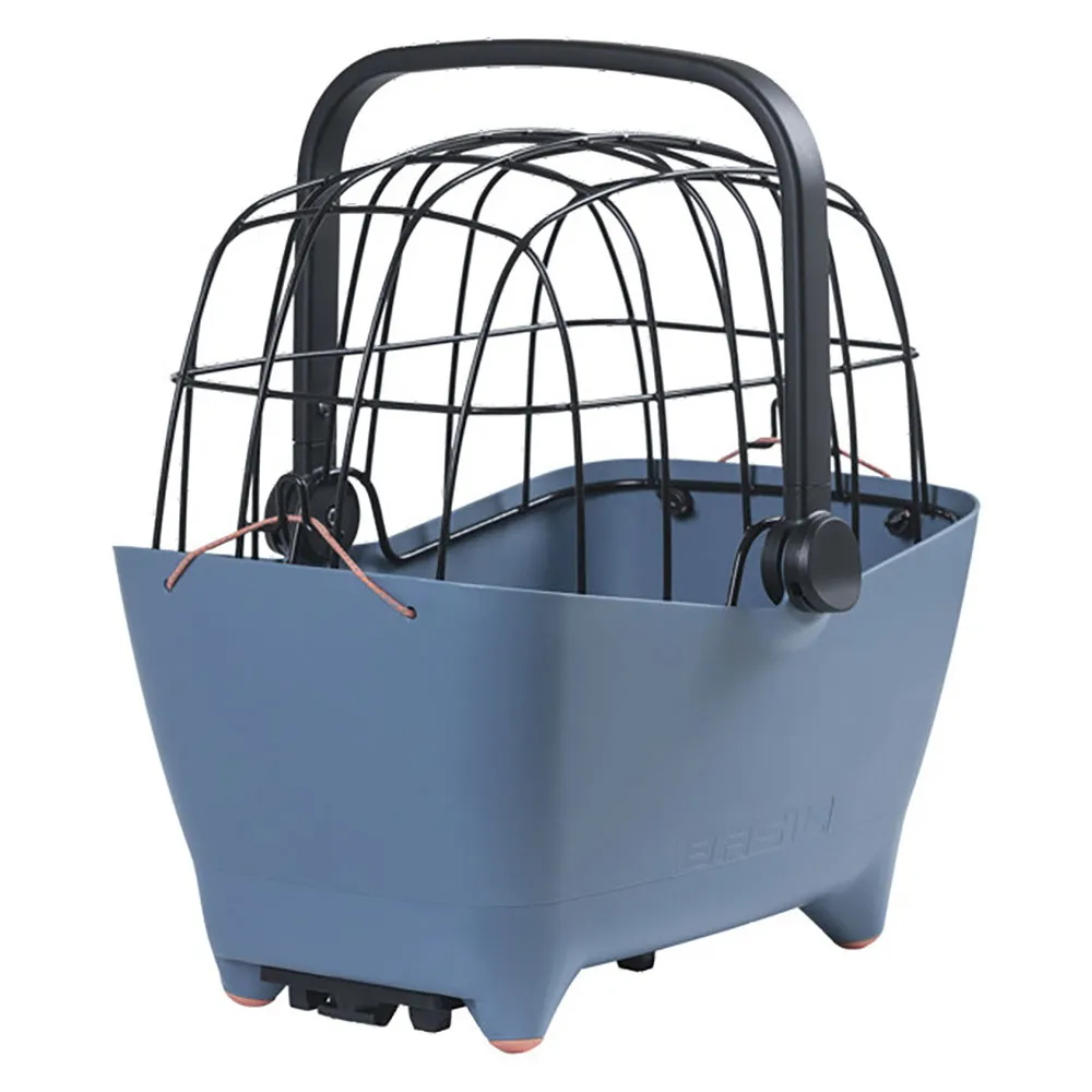 Basil Buddy MIK Hundefahrradkorb, Faded blue, One Size