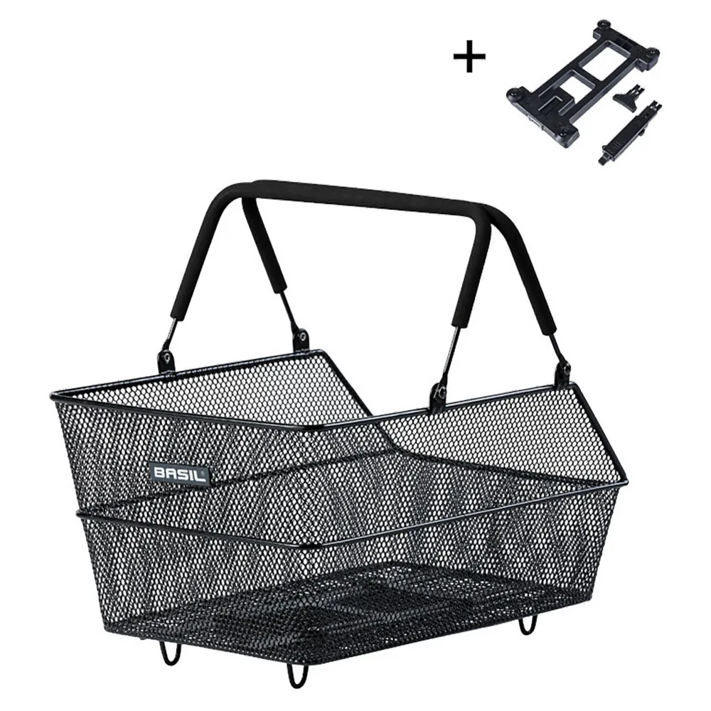 Basil Cento Mik Bakre Korg 21l, Black, One Size Basil Cento Mik Bakre Korg 21l, Black, One Size