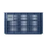 Basil Crate L Framkorg, Blue, One Size