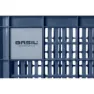 Basil Crate L Framkorg, Blue, One Size