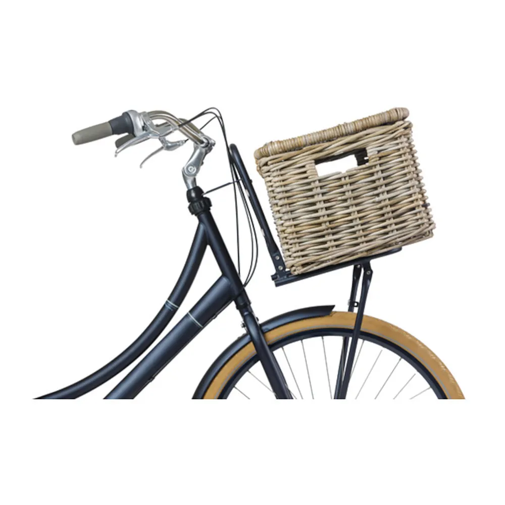 Basil Dax L Framkorg, Wicker, One Size