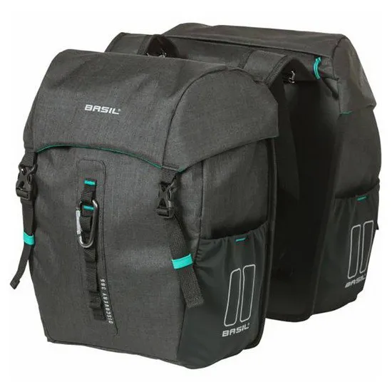 Basil Discovery 365d 18l Sidoväskor, Black / blue, One Size
