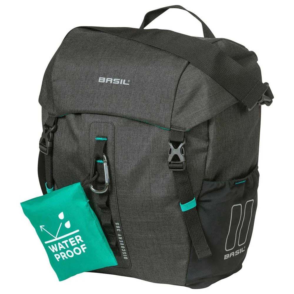 Basil Discovery 365d 9l Sidoväskor, Black / blue, One Size