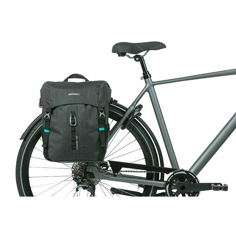 Basil Discovery 365d Hook-on Sidoväska 20l, Black, One Size