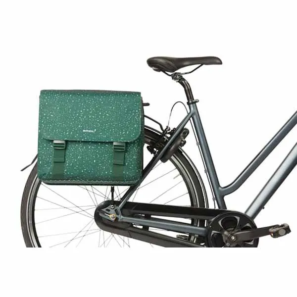 Basil Flair Double City Mik 2.0 35l Sidoväskor, Green, One Size