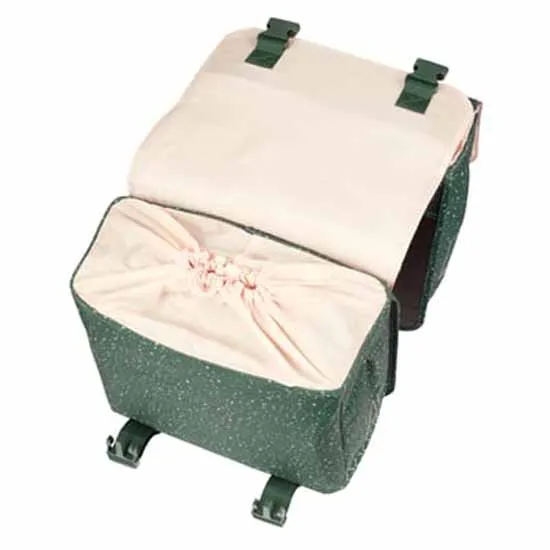 Basil Flair Double City Mik 2.0 35l Sidoväskor, Green, One Size