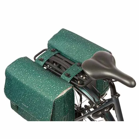 Basil Flair Double City Mik 2.0 35l Sidoväskor, Green, One Size