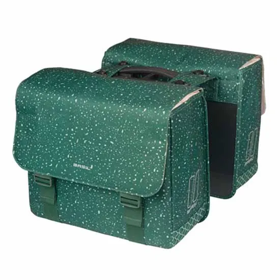 Basil Flair Double City Mik 2.0 35l Sidoväskor, Green, One Size