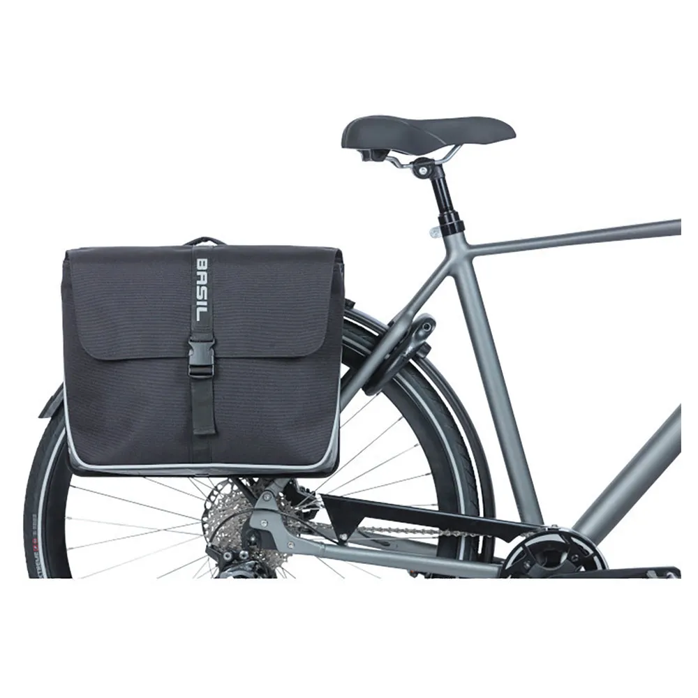Basil Forte Mik Sidoväskor 35l, Black, One Size