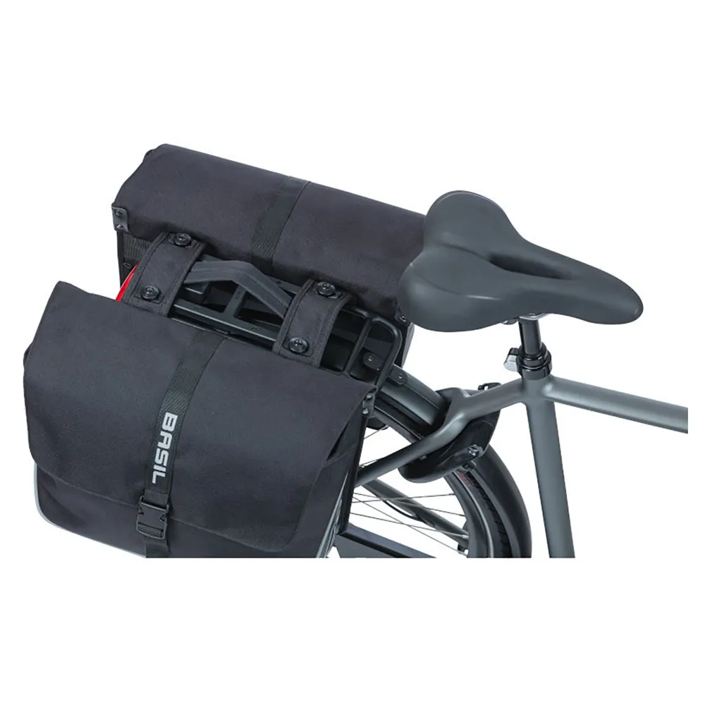 Basil Forte Mik Sidoväskor 35l, Black, One Size