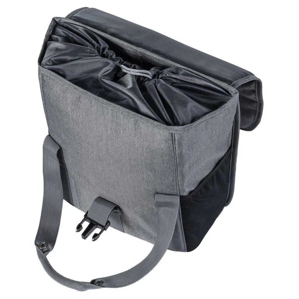 Basil Go Single 16l Sidoväskor, Grey, One Size Basil Go Single 16l Sidoväskor, Grey, One Size