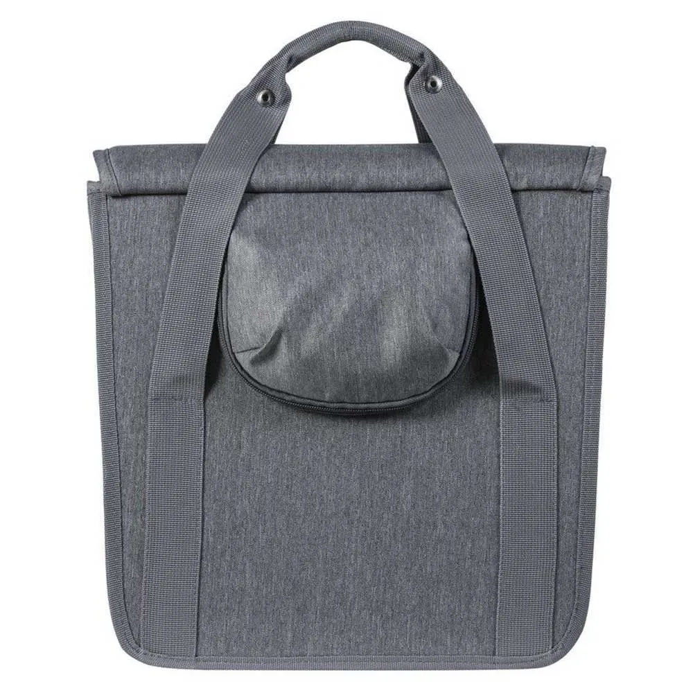 Basil Go Single 16l Sidoväskor, Grey, One Size Basil Go Single 16l Sidoväskor, Grey, One Size