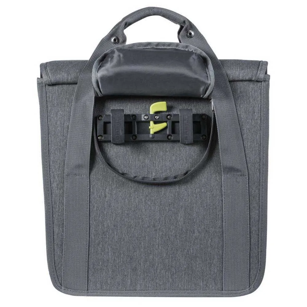 Basil Go Single 16l Sidoväskor, Grey, One Size Basil Go Single 16l Sidoväskor, Grey, One Size