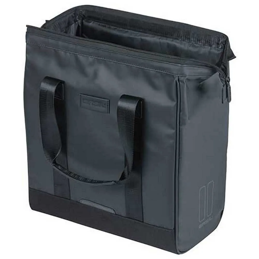 Basil Grand Tarpaulin Hook-on Sidoväska 23l, Black / white, One Size