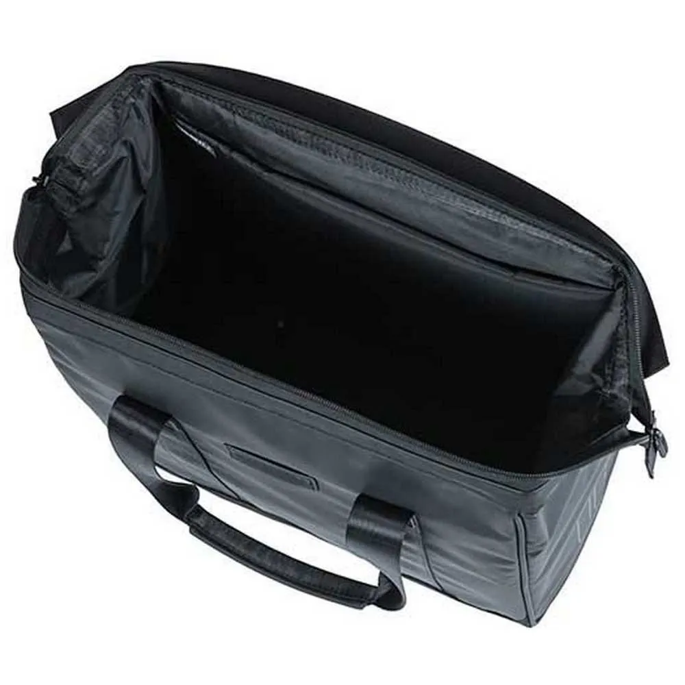 Basil Grand Tarpaulin Hook-on Sidoväska 23l, Black / white, One Size