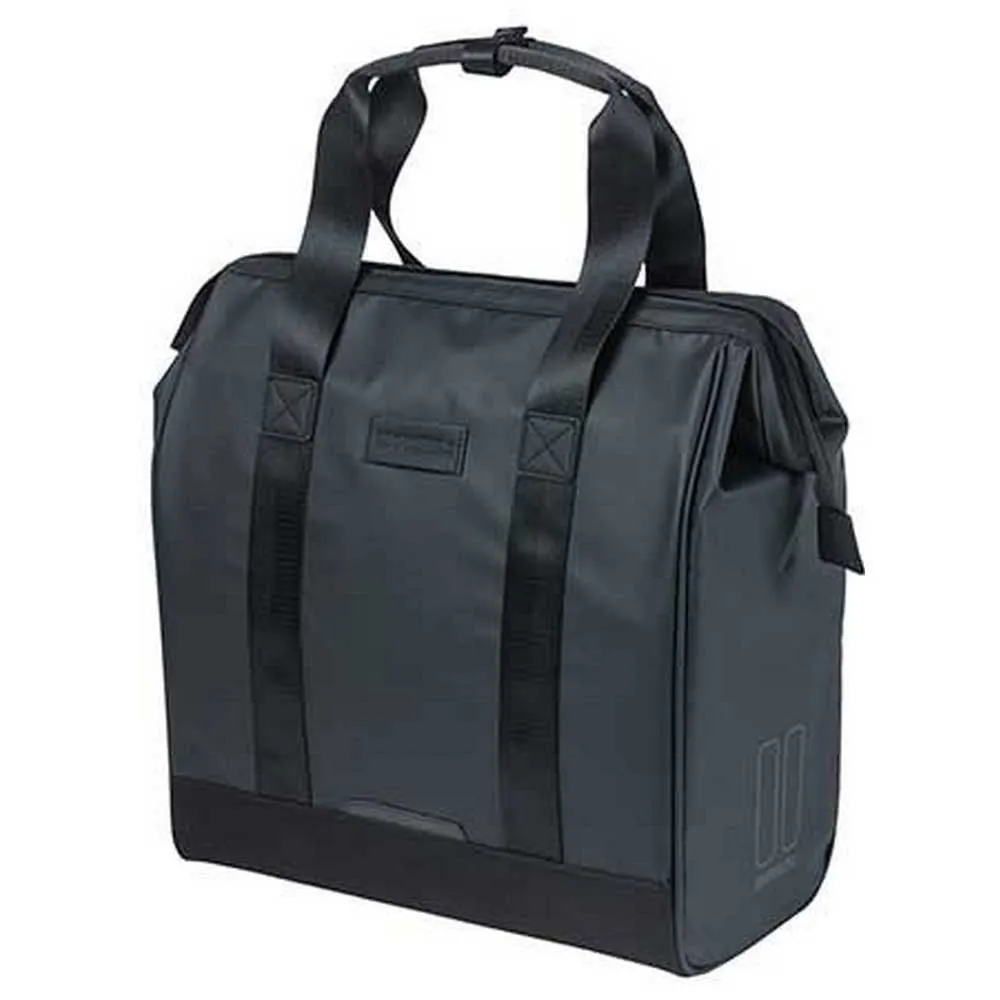 Basil Grand Tarpaulin Hook-on Sidoväska 23l, Black / white, One Size
