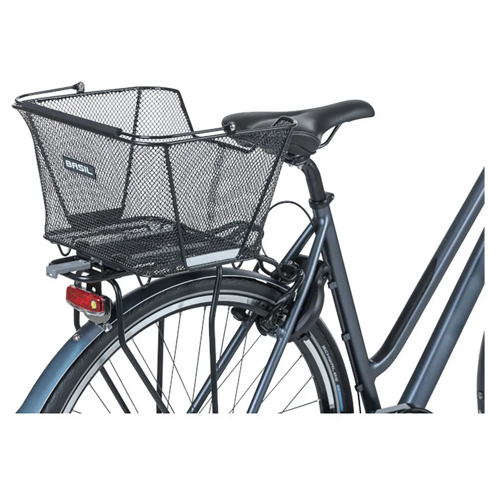 Basil Lesto Mik Bakre Korg 23l, Black, One Size Basil Lesto Mik Bakre Korg 23l, Black, One Size