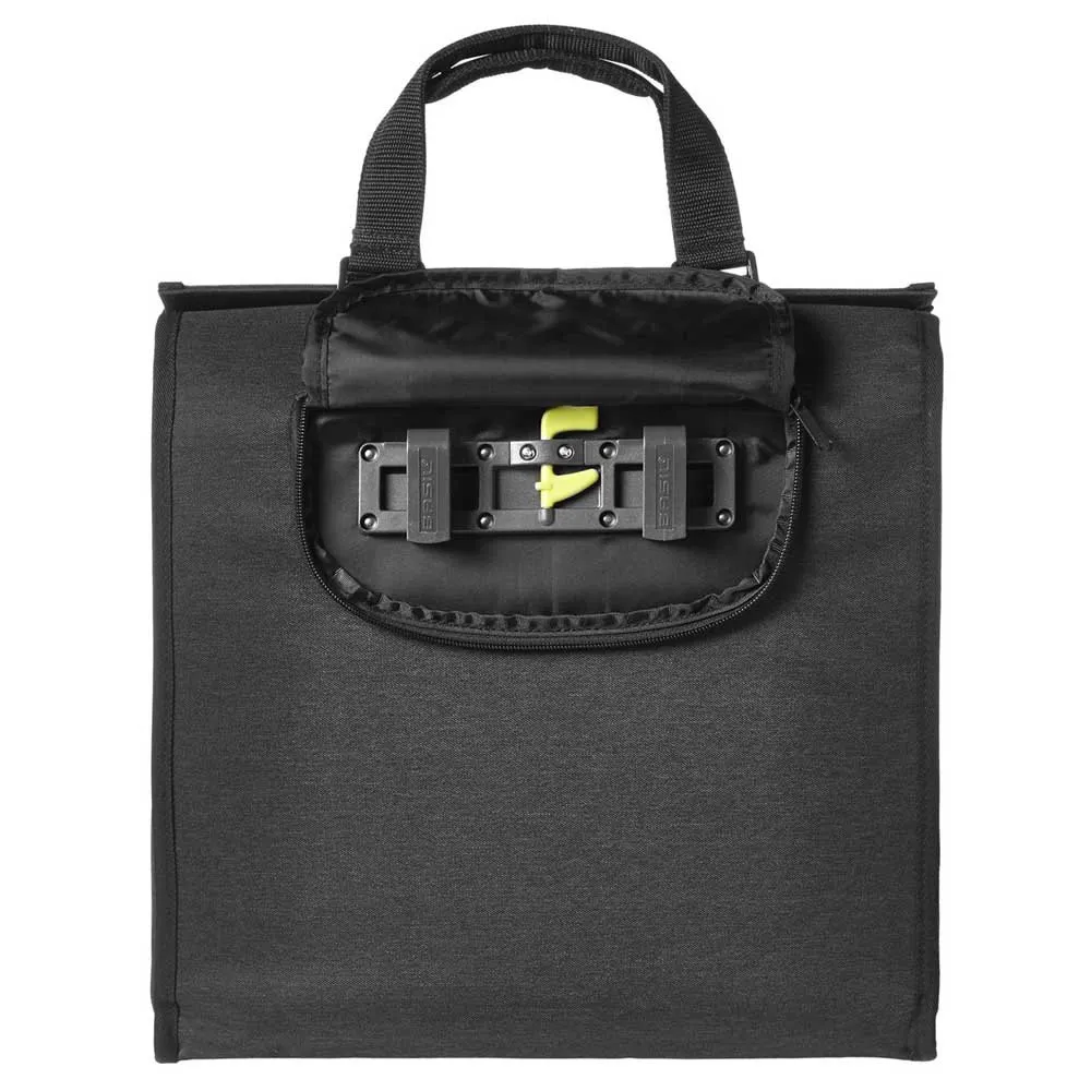 Basil Magnolia Shopper Cykelväska 18l, Black, One Size