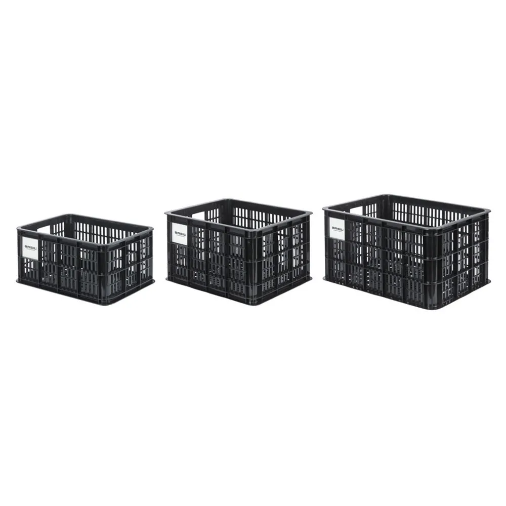 Basil Mik L Bakre Korg, Black, One Size