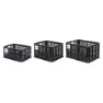 Basil Mik L Bakre Korg, Black, One Size
