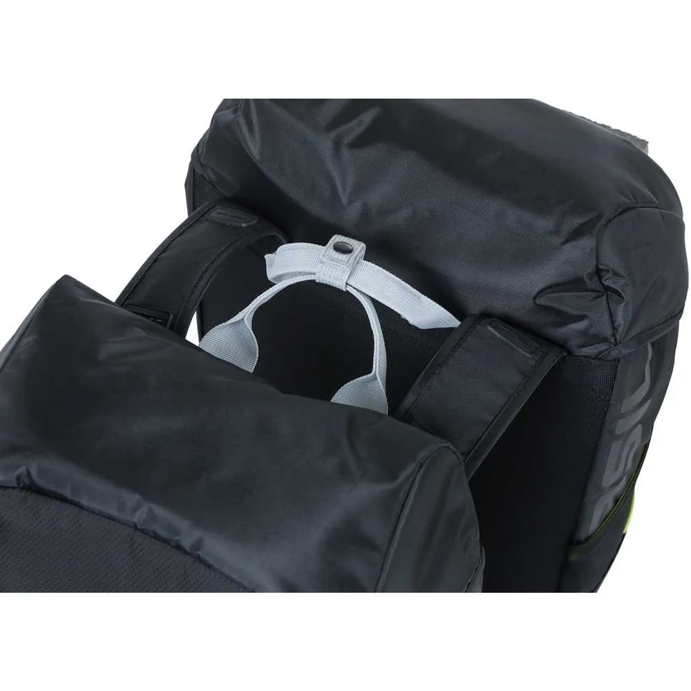 Basil Miles Double Sidoväskor 32l, Black / lime, One Size