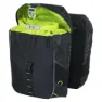 Basil Miles Double Sidoväskor 32l, Black / lime, One Size