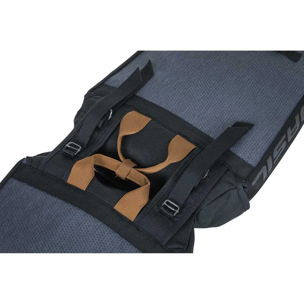Basil Miles Double Sidoväskor 34l, Dark grey, One Size Basil Miles Double Sidoväskor 34l, Dark grey, One Size