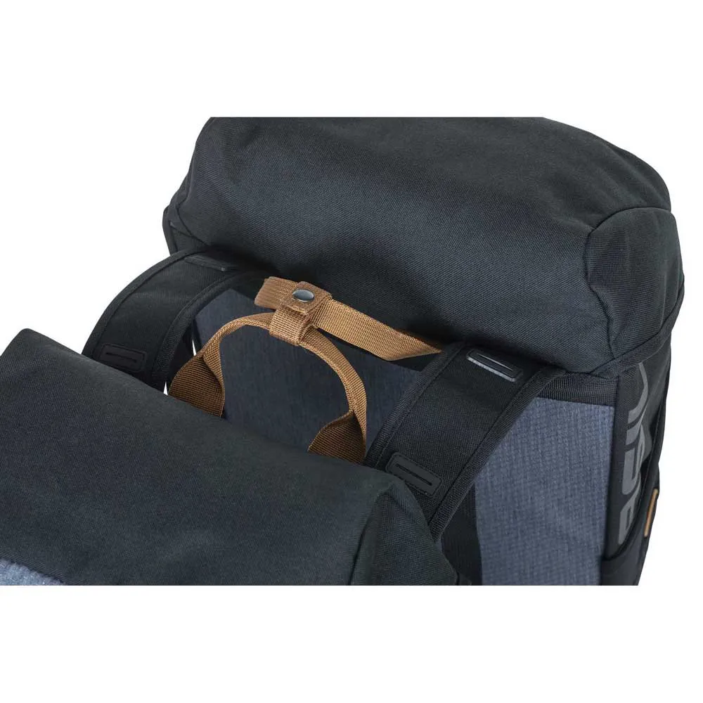 Basil Miles Double Sidoväskor 34l, Dark grey, One Size Basil Miles Double Sidoväskor 34l, Dark grey, One Size