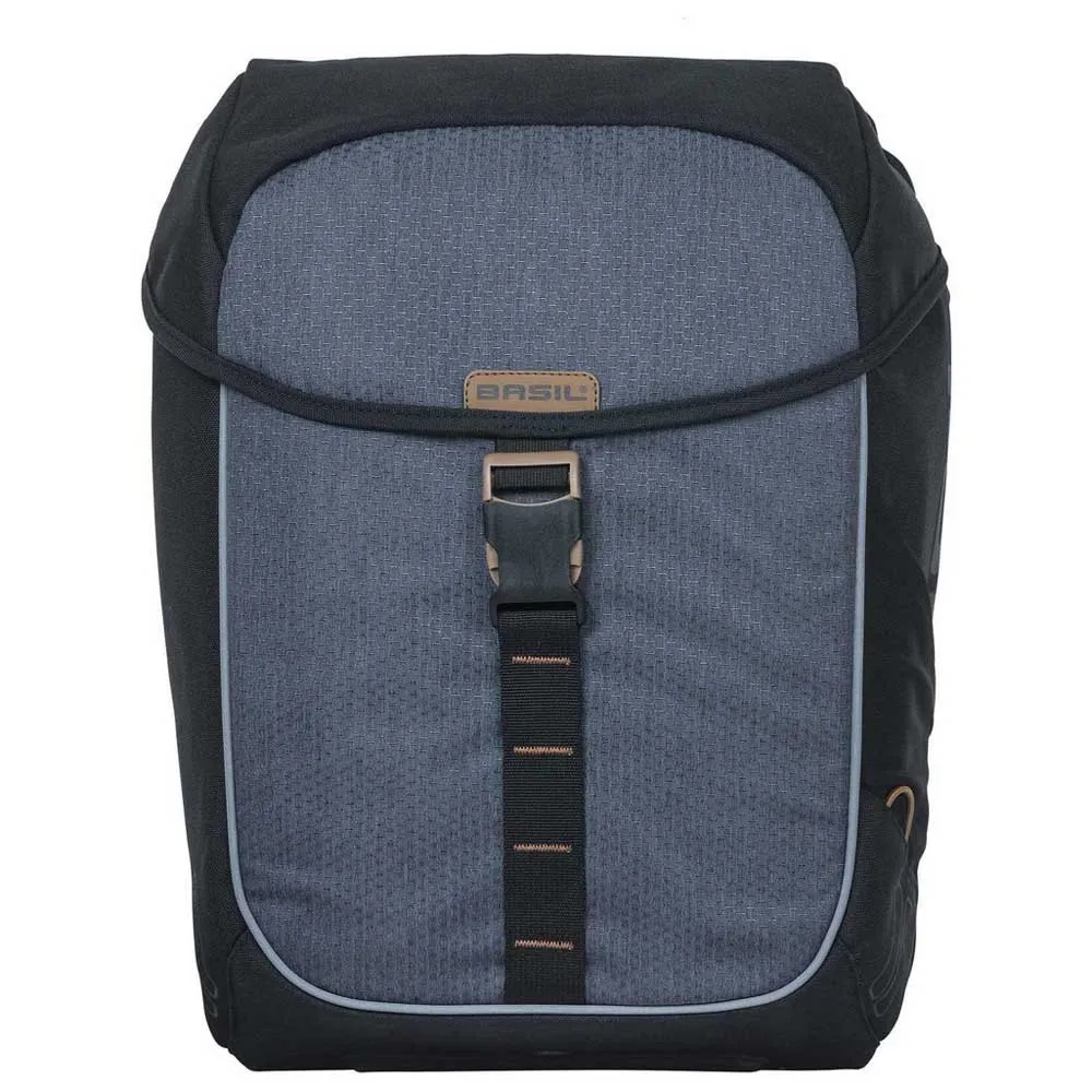 Basil Miles Double Sidoväskor 34l, Dark grey, One Size Basil Miles Double Sidoväskor 34l, Dark grey, One Size