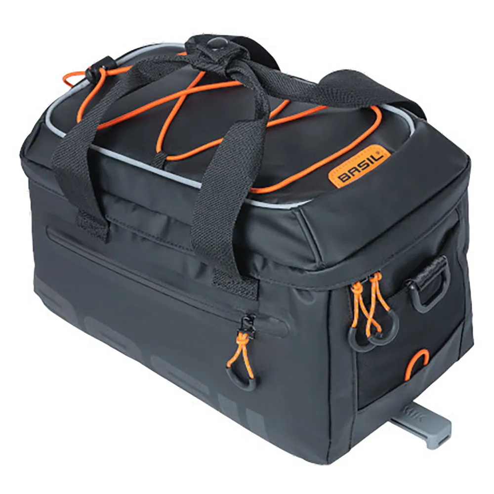 Basil Miles Tarpaulin Mik Sidoväska 7l, Black / orange, One Size Basil Miles Tarpaulin Mik Sidoväska 7l, Black / orange, One Size
