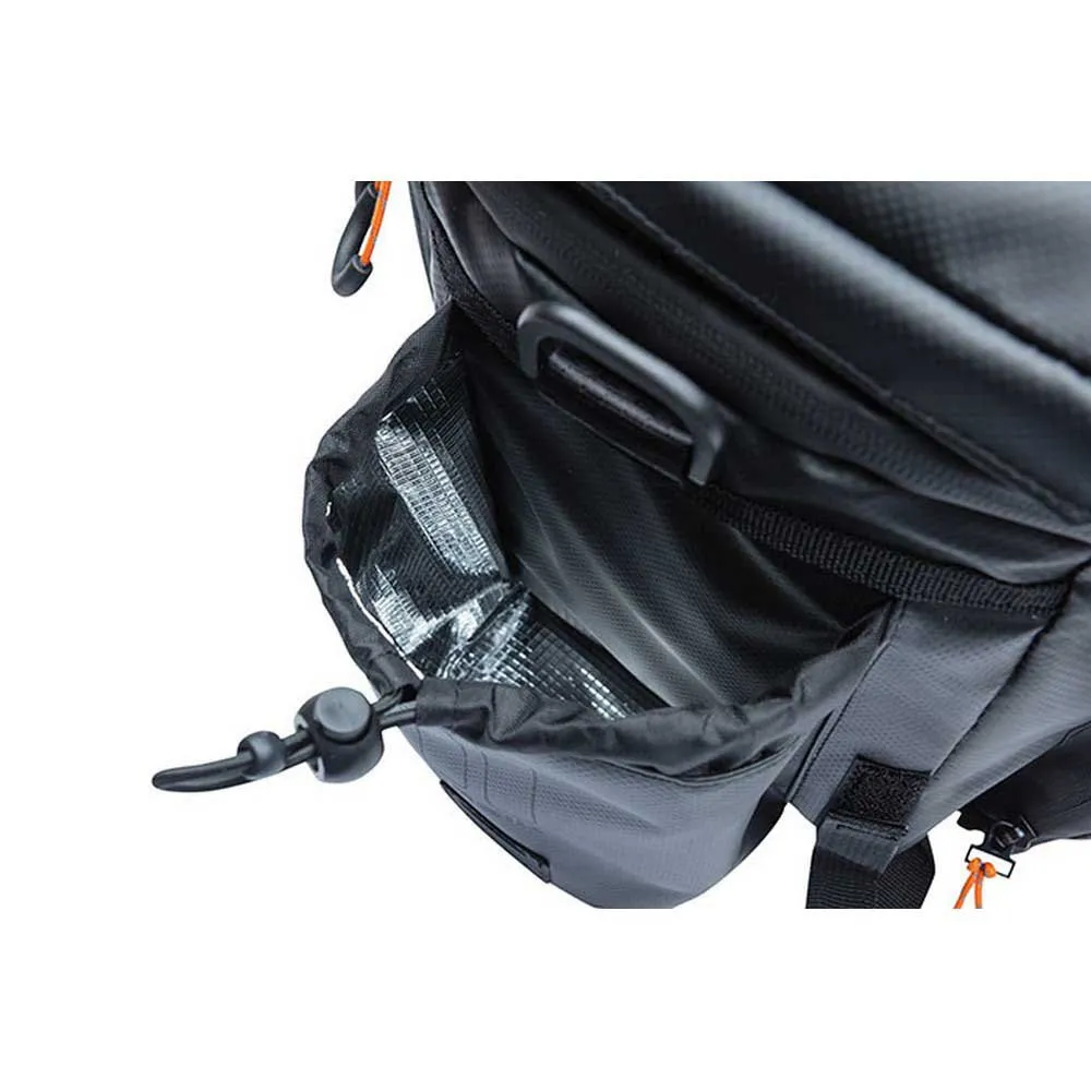 Basil Miles Tarpaulin Xl Pro Sidoväska 9-36l, Black / orange, One Size