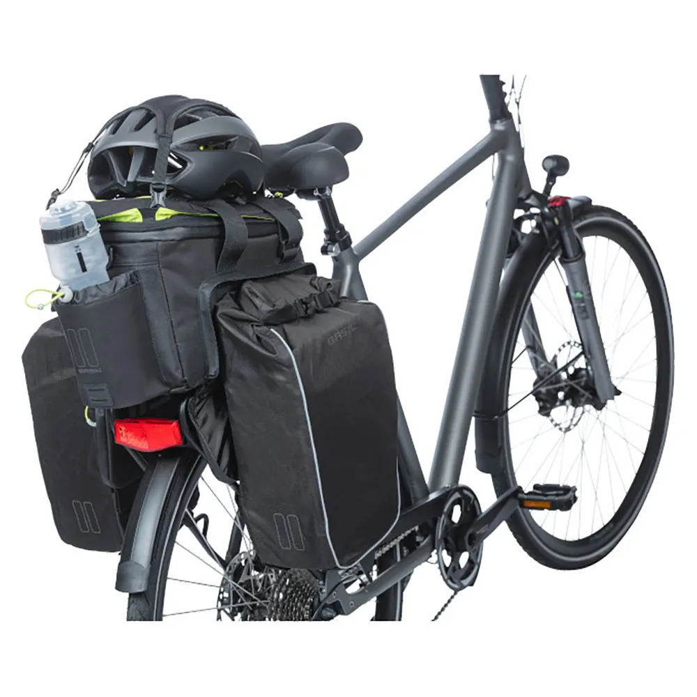 Basil Miles Xl Pro Mik Sidoväska 36l Refurbished, Black / lime, One Size Basil Miles Xl Pro Mik Sidoväska 36l Refurbished, Black / lime, One Size
