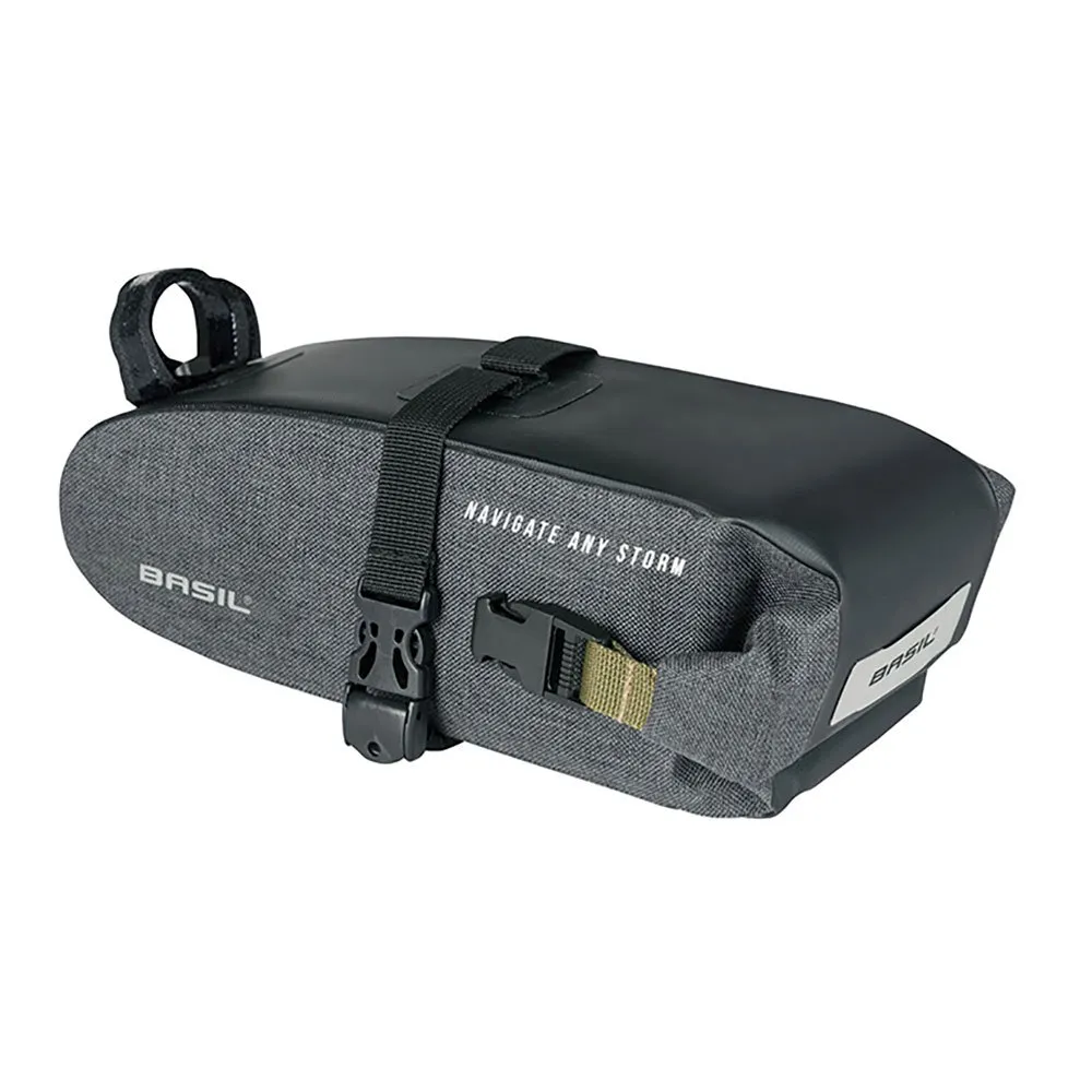 Basil Navigator Storm Sadeltaske 2.2l, Black, One Size Basil Navigator Storm Sadeltaske 2.2l, Black, One Size