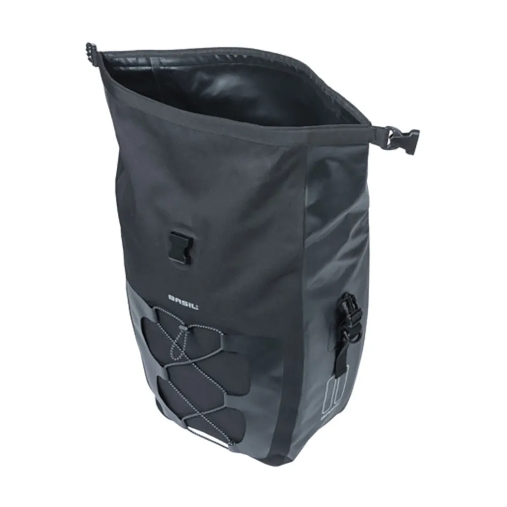 Basil Navigator Waterproof Mik Sidoväska 22l, Black, One Size Basil Navigator Waterproof Mik Sidoväska 22l, Black, One Size