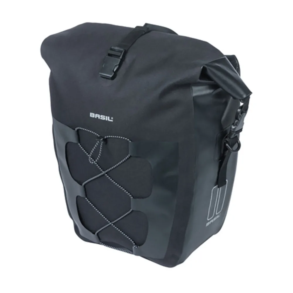 Basil Navigator Waterproof Mik Sidoväska 22l, Black, One Size Basil Navigator Waterproof Mik Sidoväska 22l, Black, One Size