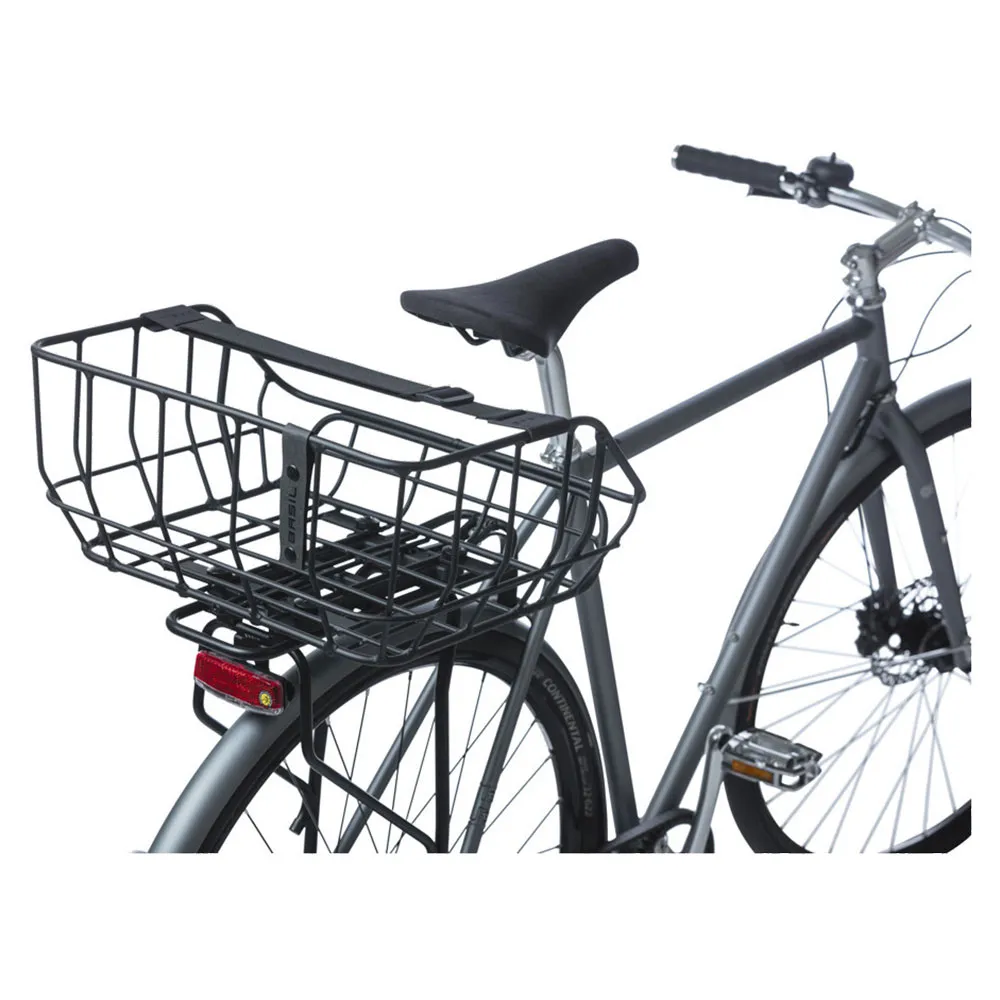 Basil Portland Mik Bakre Korg, Black, One Size