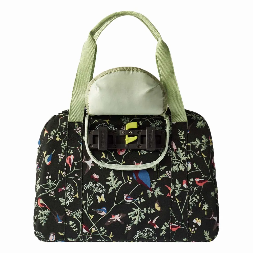 Basil Wanderlust Carry All 18l Sidoväskor, Black / birds, One Size Basil Wanderlust Carry All 18l Sidoväskor, Black / birds, One Size