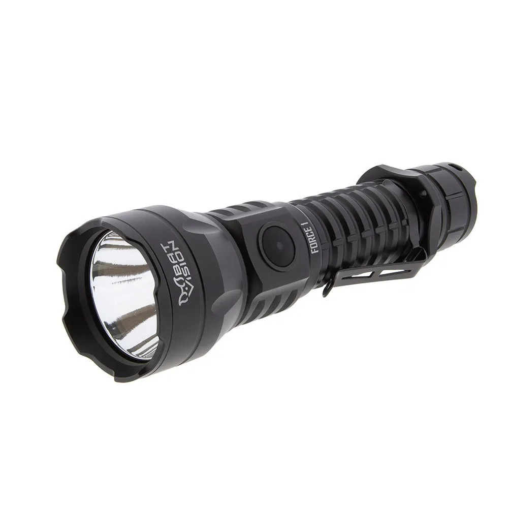 Bat Vision Force One Led-ficklampa, Black, 1000 Lumens