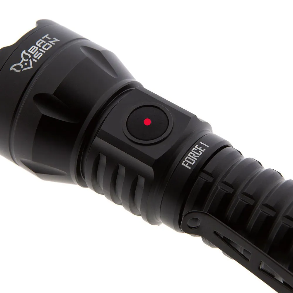 Bat Vision Force One Led-ficklampsset, Black, 1000 Lumens