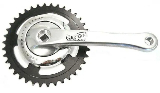 Batavus Vevparti till Citybike 38T 170mm Pedalarm, Svart/Silver Batavus Vevparti till Citybike 38T 170mm Pedalarm, Svart/Silver