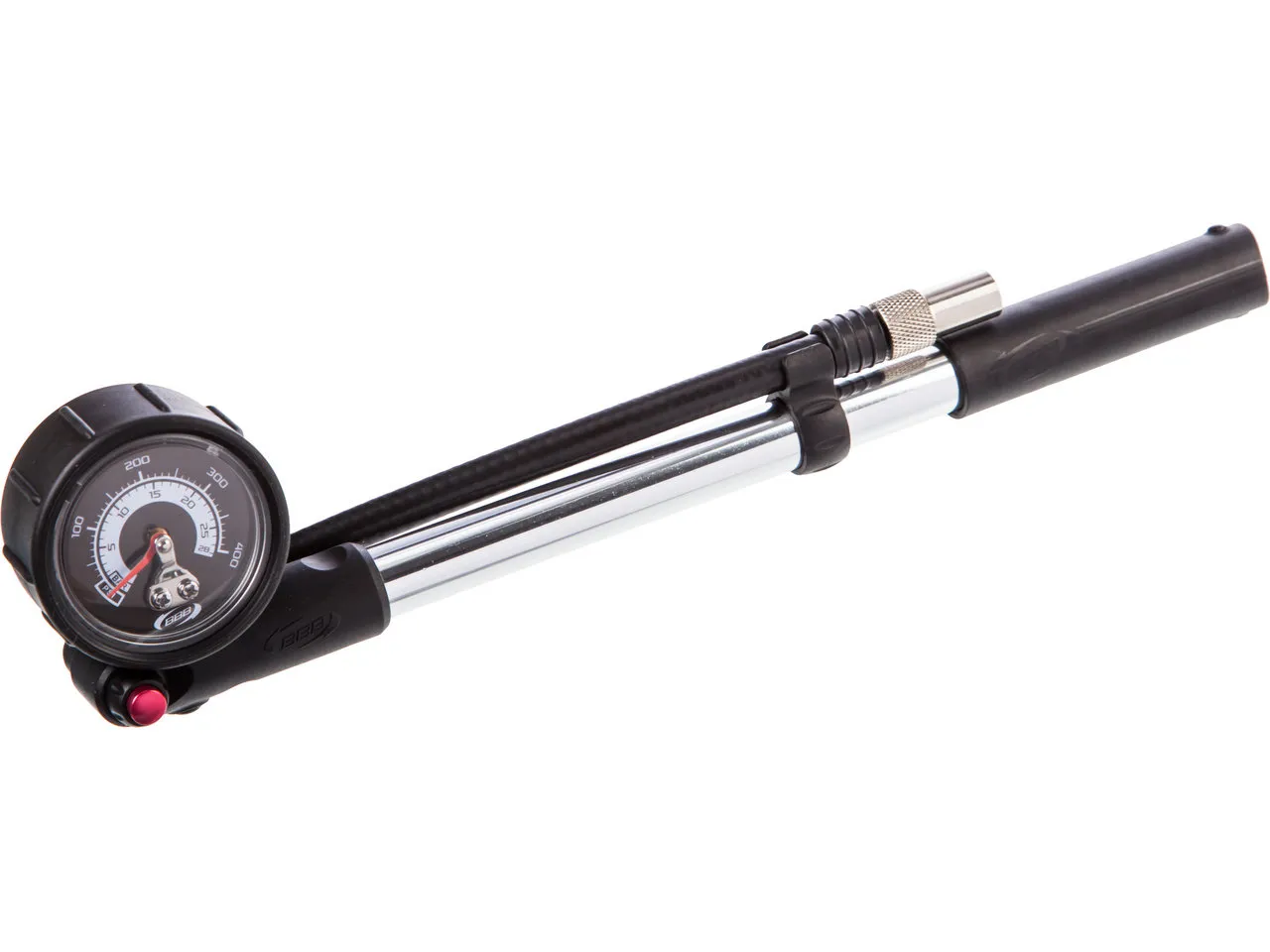 BBB AirShock BMP-29 Dämpferpumpe, Black / silver, 405psi BBB AirShock BMP-29 Dämpferpumpe, Black / silver, 405psi