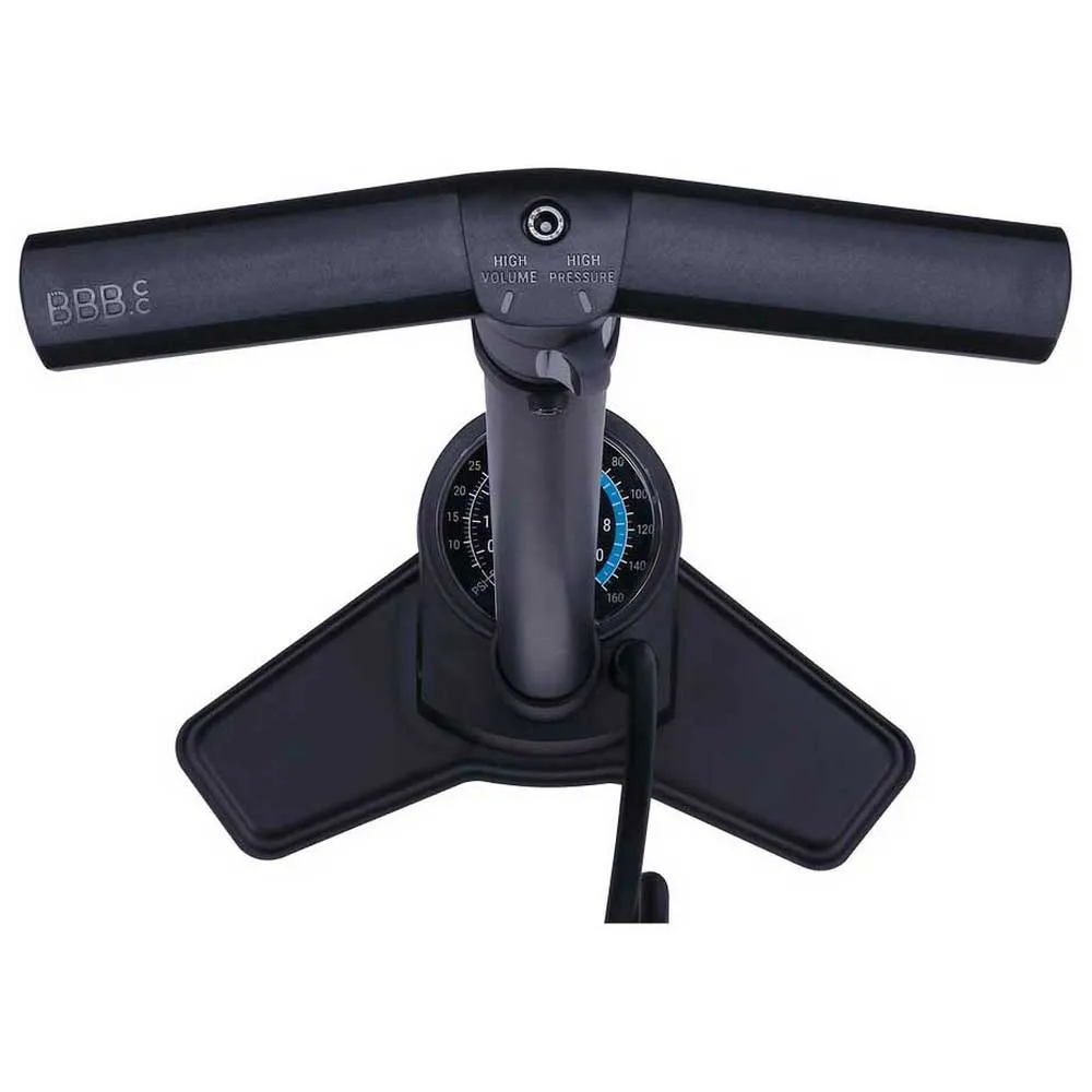 BBB Airswitch Cykelpump, Black, 160psi