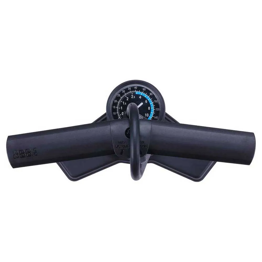 BBB Airswitch Cykelpump, Black, 160psi