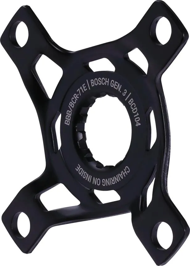 BBB Bosch BCR-71E Drevspindel, Black, 104mm