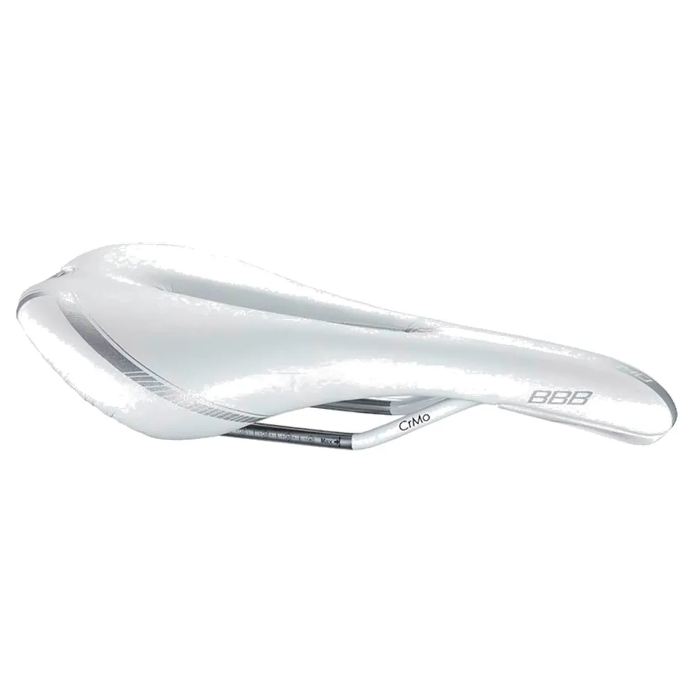 BBB Bsd-62w Razer Anatomic Cykelsadel, White, 140mm