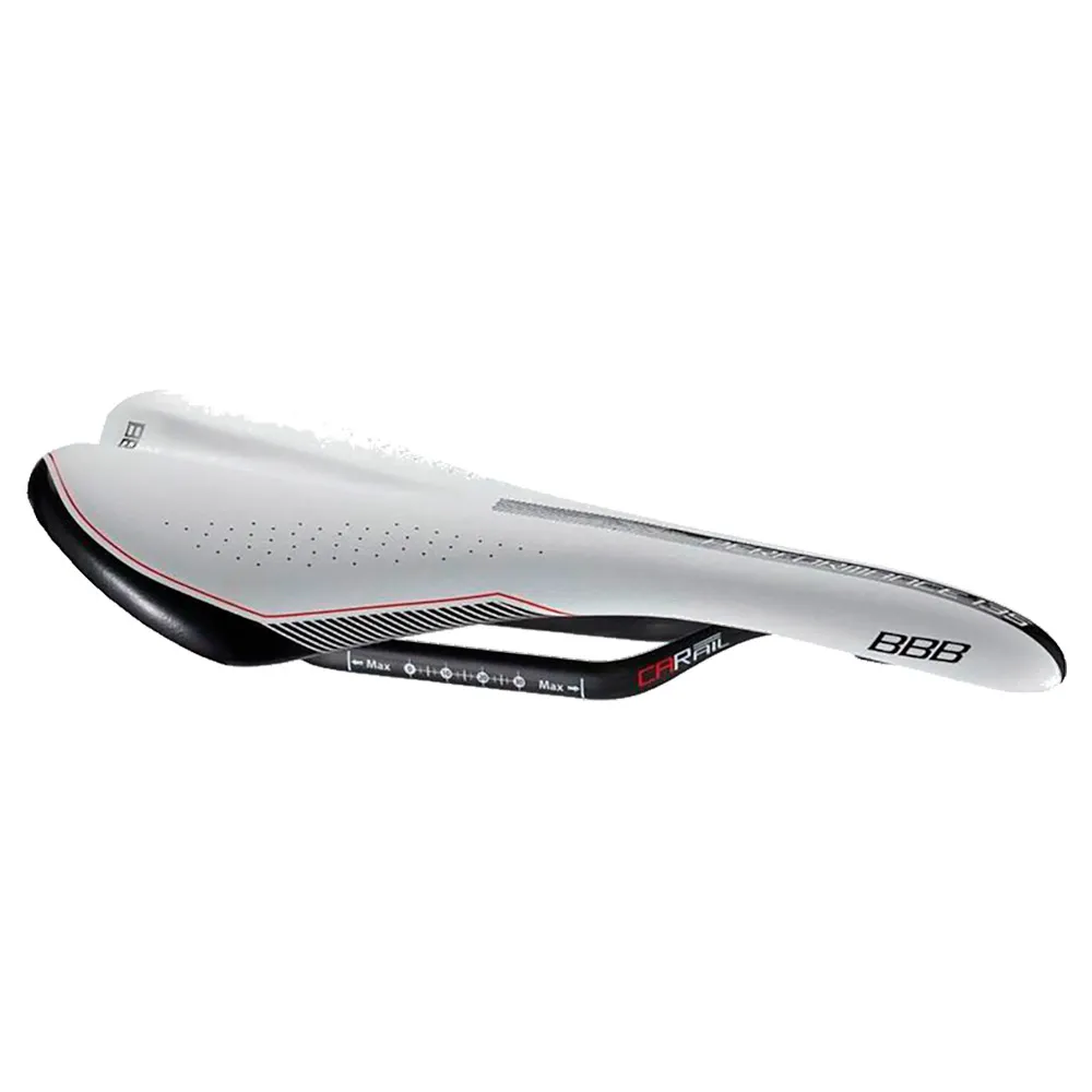 BBB Bsd-65 Feather Carbon Cykelsadel, White, 135mm