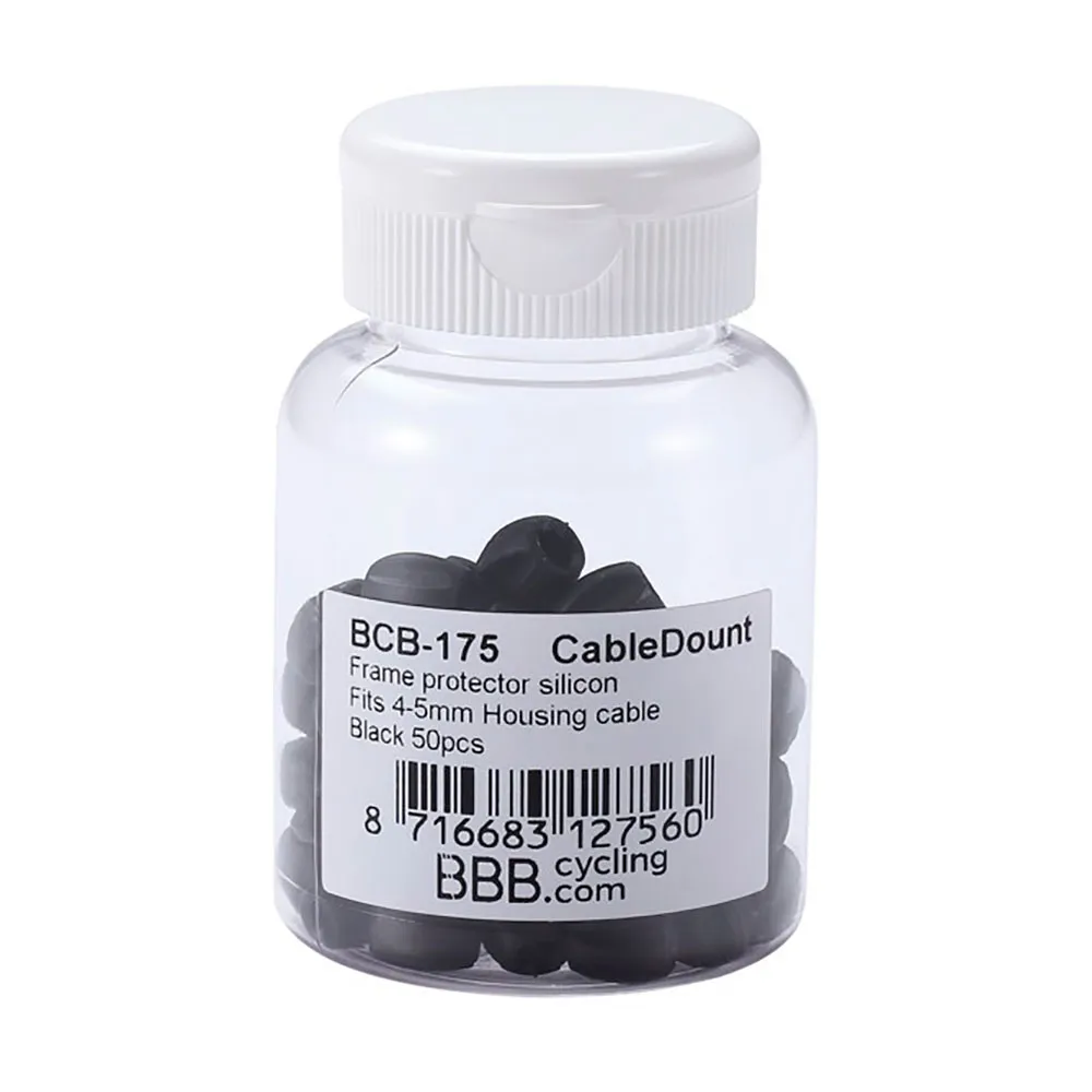 BBB Cabledonut Silicon Bc-175 Kabelskyddande Gummi 50 Bitar, Black, One Size BBB Cabledonut Silicon Bc-175 Kabelskyddande Gummi 50 Bitar, Black, One Size