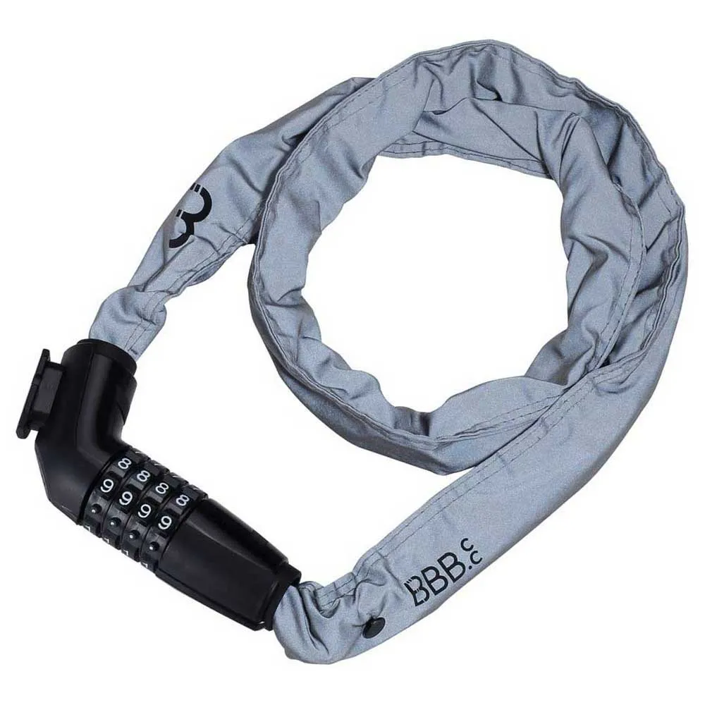 BBB Codelink Reflective Kabellås, Silver, 5 x 1000mm